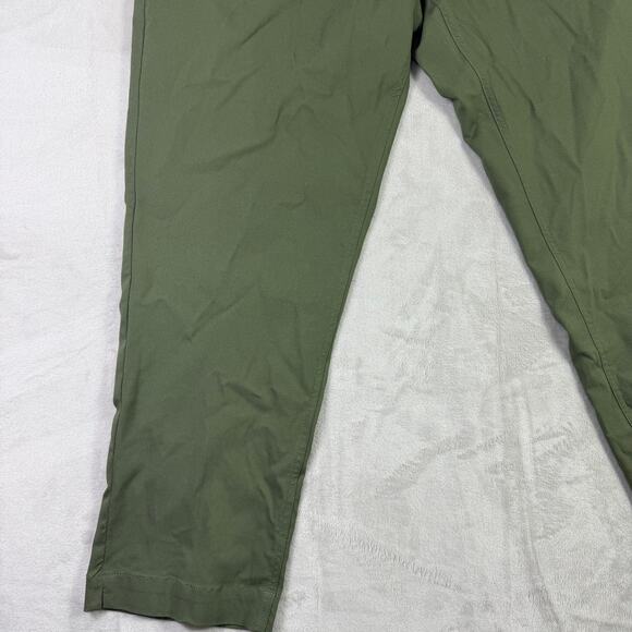 Slim-Sation Traveler Ponte Cropped Pants Olive Green Women’s Size 18W - Picture 3 of 9